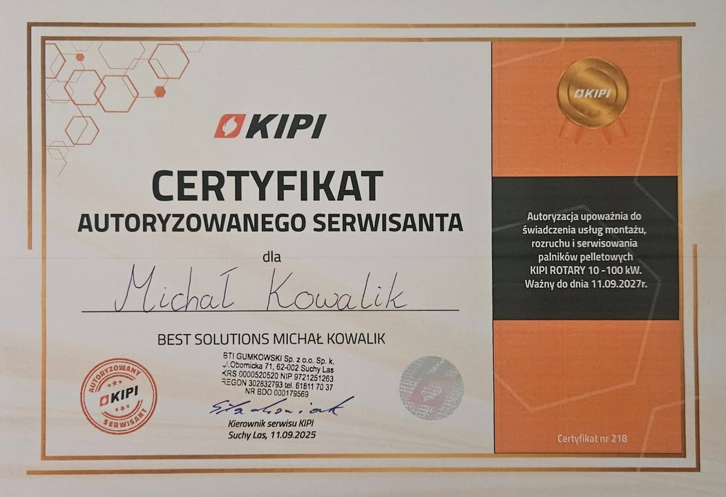 Best Solutions Michał Kowalik